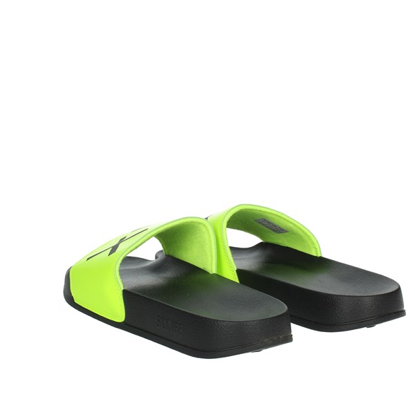 Sun68 Shoes Flat Slippers Yellow-Fluo X33151
