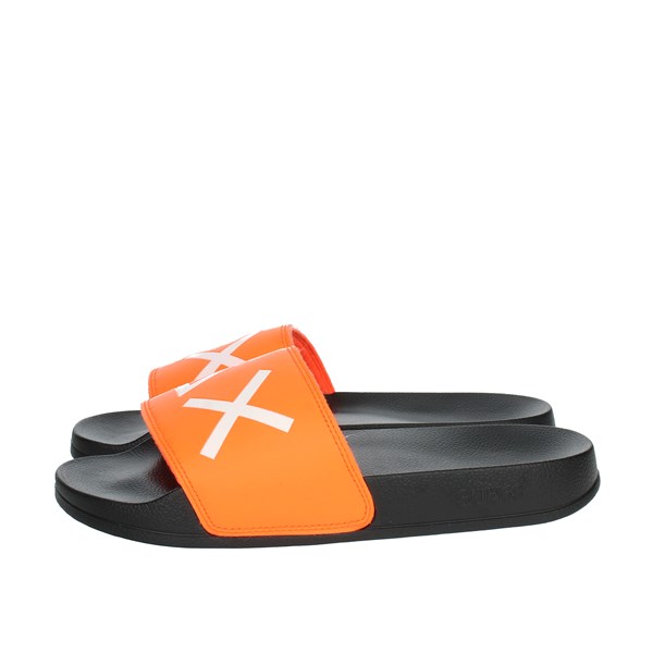 Sun68 Shoes Flat Slippers Orange X33151