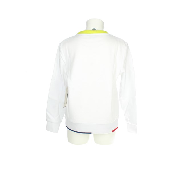 U.s. Polo Assn Clothing Sweatshirt White/Yellow/ Fluo ENEA 52124