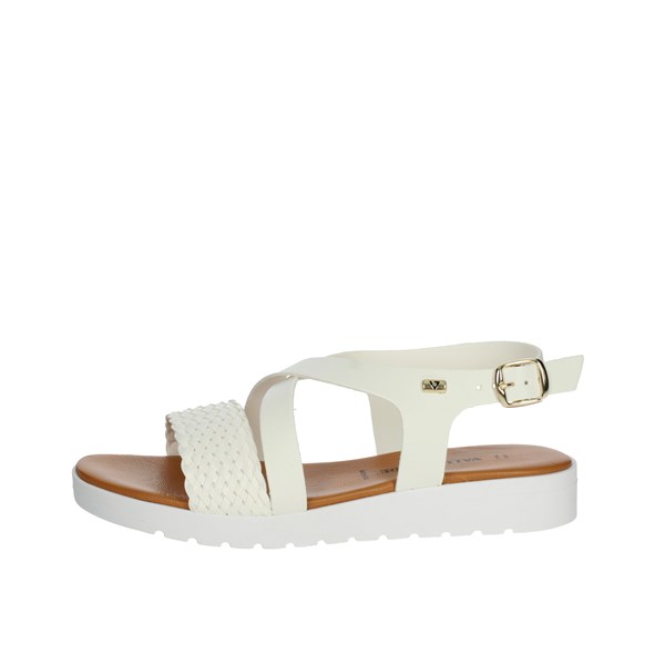 Valleverde Shoes Flat Sandals White 24103