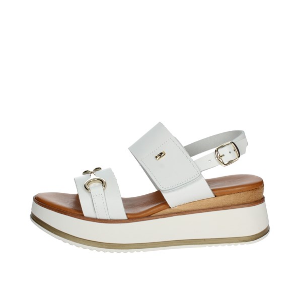 Valleverde Shoes Platform Sandals White 24312