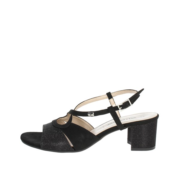 Valleverde Shoes Heeled Sandals Black 28216