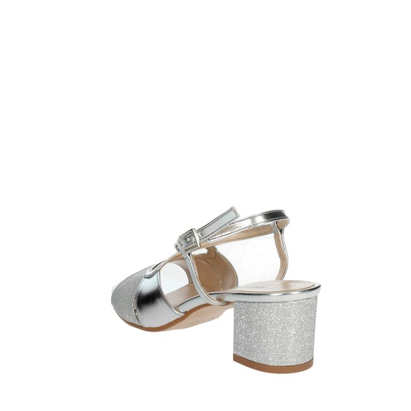 Valleverde Shoes Heeled Sandals Silver 28216