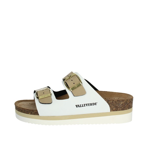 Valleverde Shoes Flat Slippers White/beige VG4800