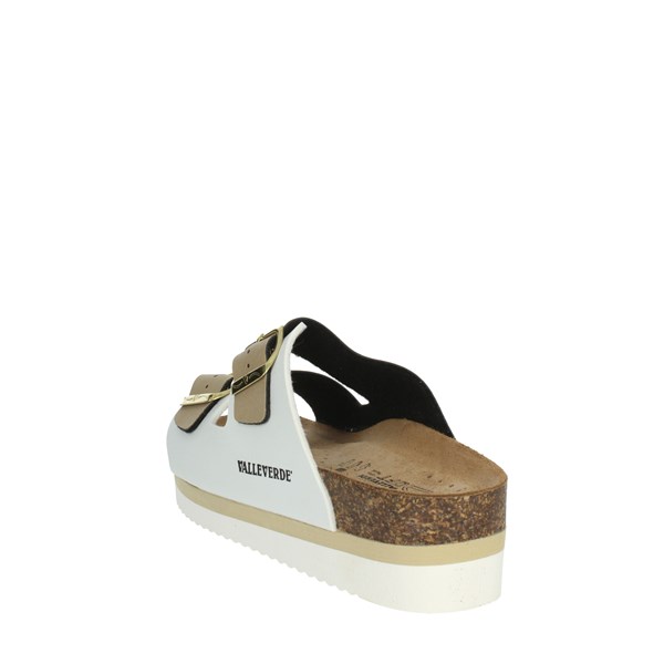 Valleverde Shoes Flat Slippers White/beige VG4800