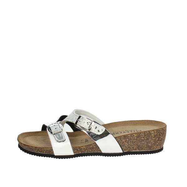 Valleverde Shoes Flat Slippers Silver VG335T