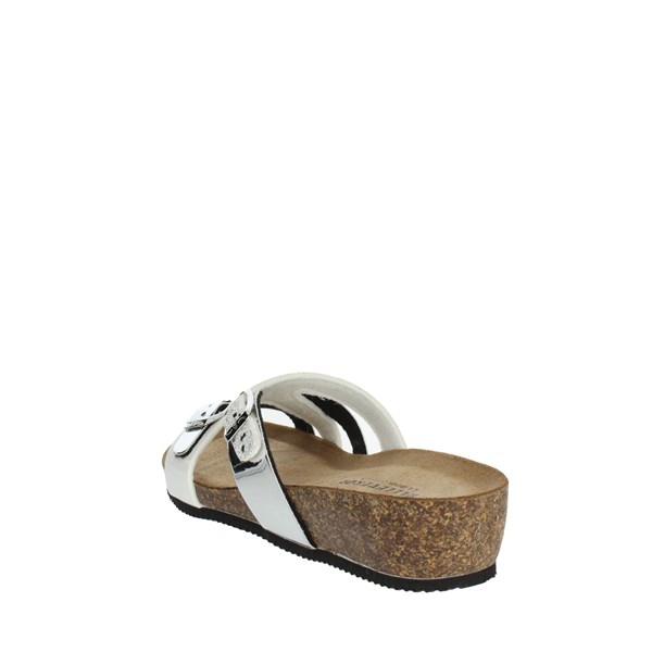 Valleverde Shoes Flat Slippers Silver VG335T