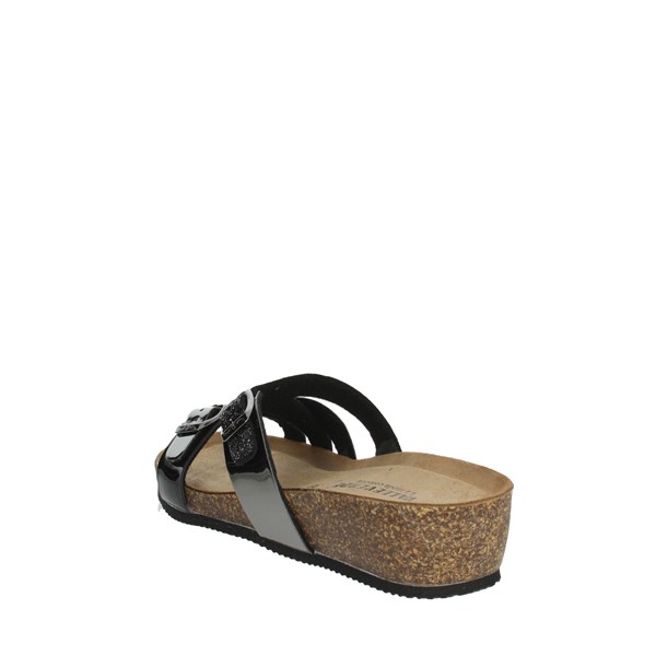 Valleverde Shoes Flat Slippers Charcoal grey VG335T