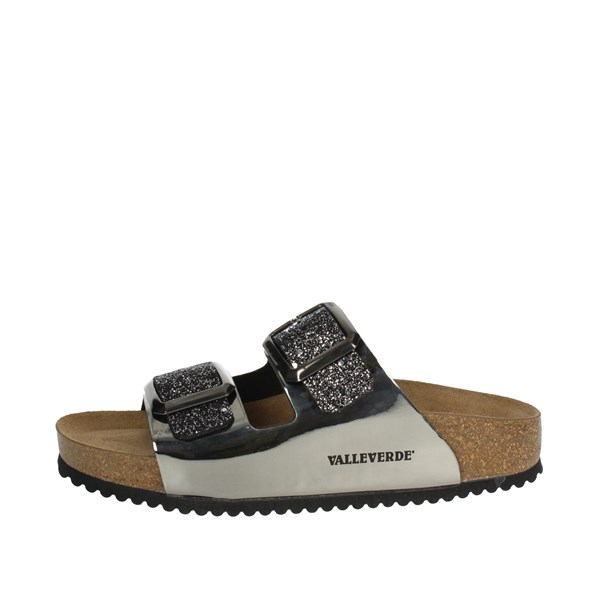 Valleverde Shoes Flat Slippers Black VG1571Q