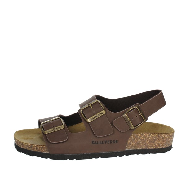 Valleverde Shoes Flat Sandals Brown VG9910