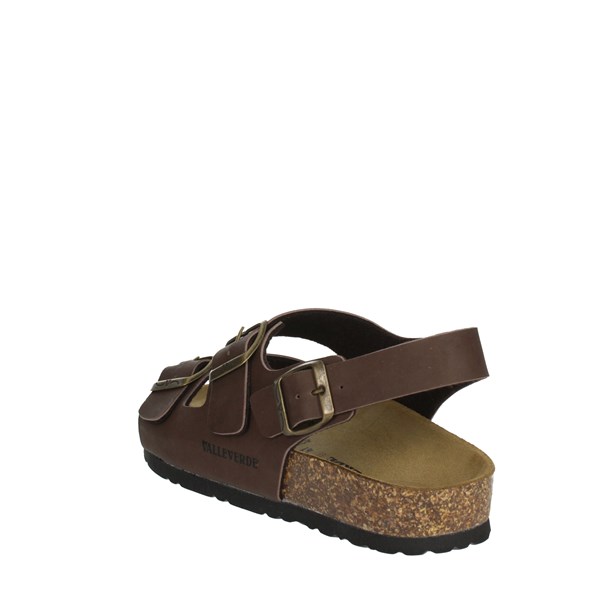 Valleverde Shoes Flat Sandals Brown VG9910