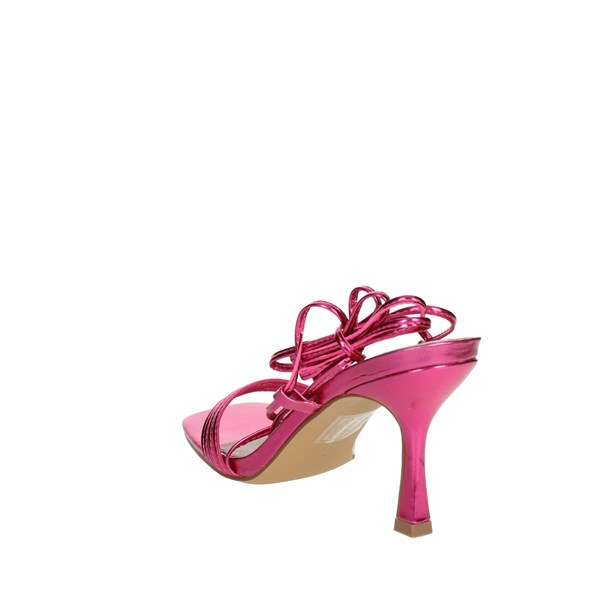 Keys Shoes Heeled Sandals Fuchsia K-8042