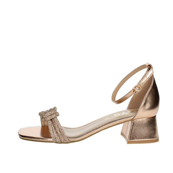 Keys Shoes Heeled Sandals Copper  K-7902