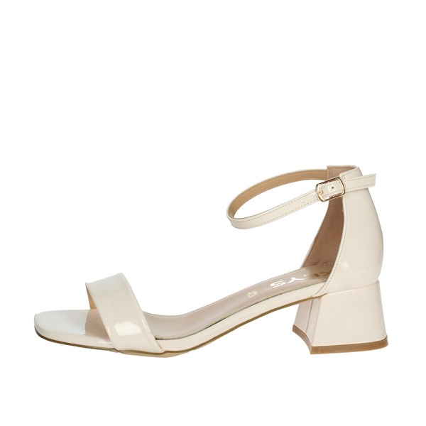 Keys Shoes Heeled Sandals Creamy white K-7900