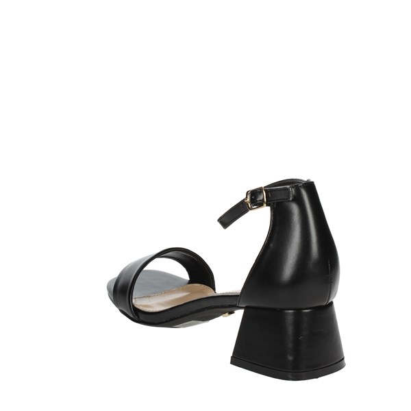 Keys Shoes Heeled Sandals Black K-7900