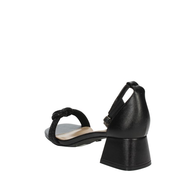 Keys Shoes Heeled Sandals Black K-7902