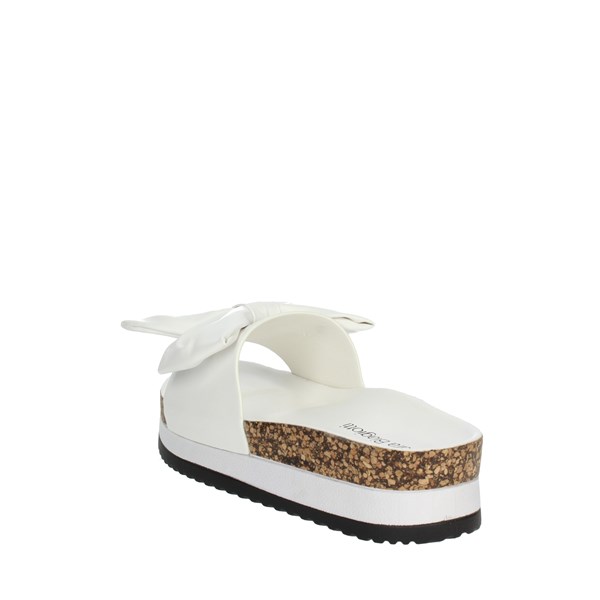 Laura Biagiotti Shoes Flat Slippers White 8176