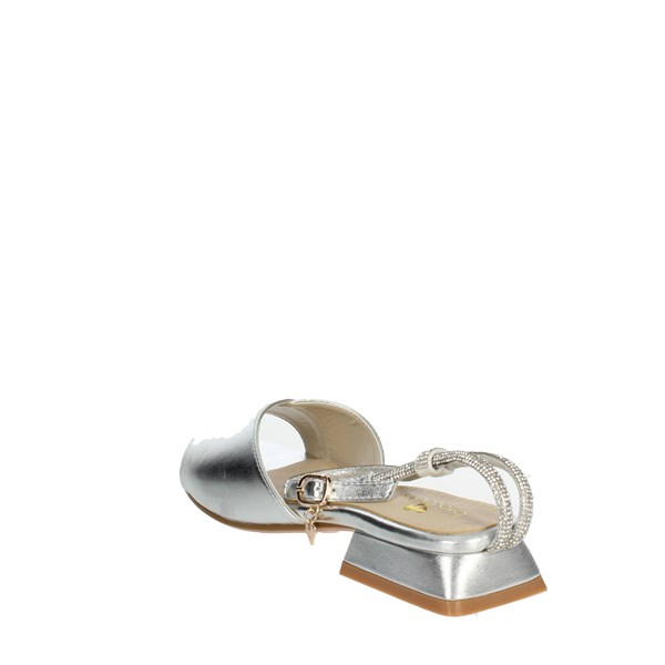 Braccialini Shoes Flat Sandals Silver F97
