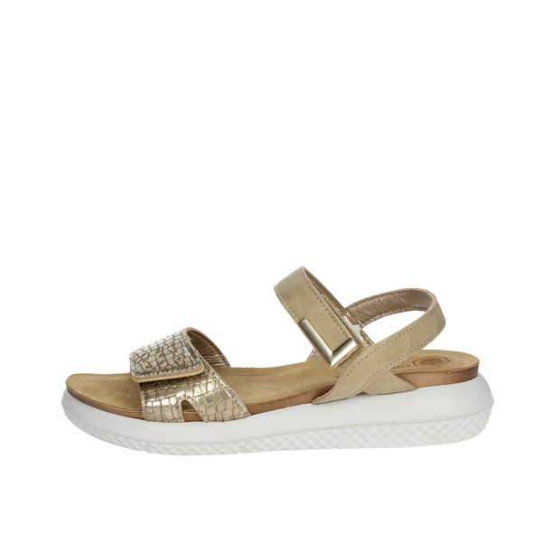 Lumberjack Shoes Flat Sandals Beige/gold SWG9606-002