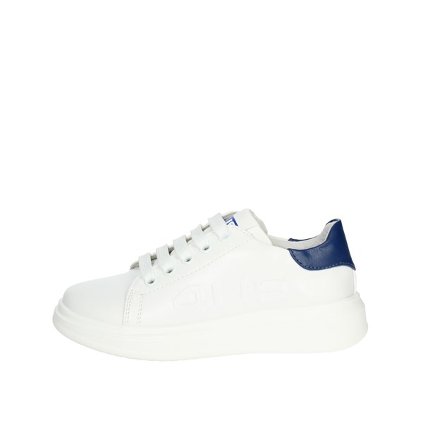 4us Paciotti Shoes Sneakers White/Light-blue 42350