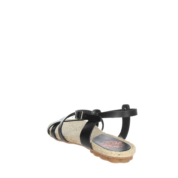 Porronet Shoes Flat Sandals Black FI2800P