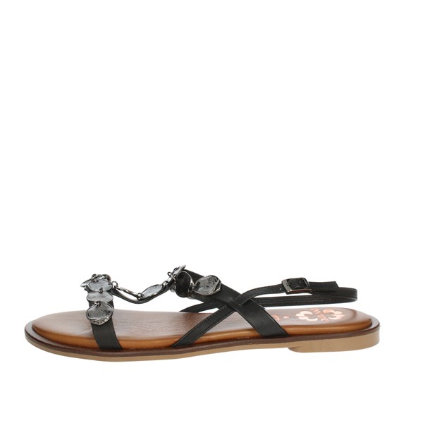 Porronet Shoes Flat Sandals Black FI2820