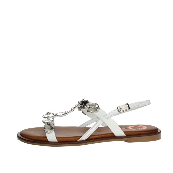 Porronet Shoes Flat Sandals White FI2820