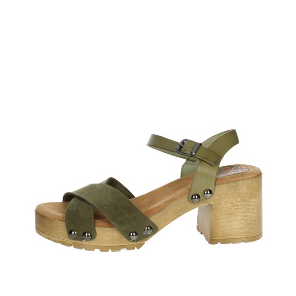 Porronet Shoes Heeled Sandals Dark Green FI2881