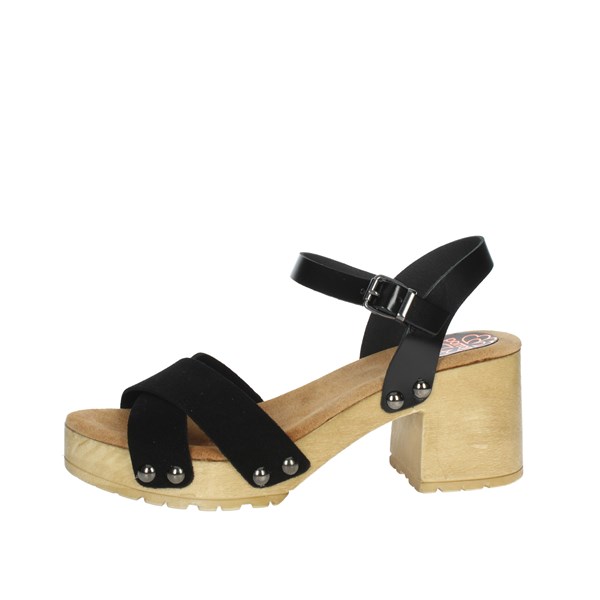 Porronet Shoes Heeled Sandals Black FI2881