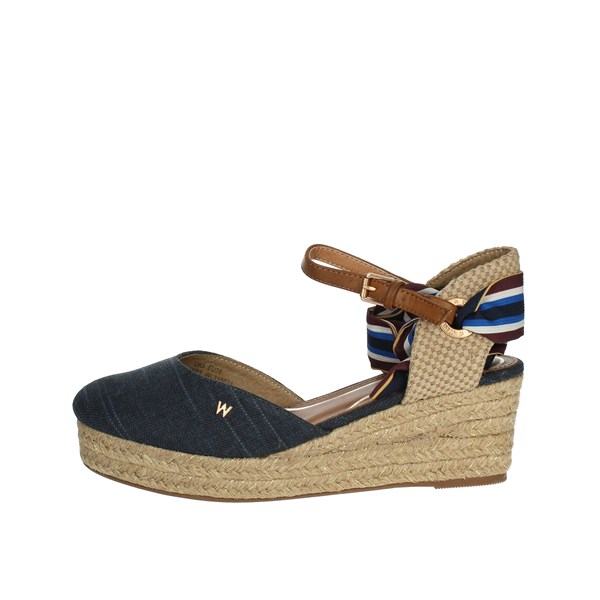 Wrangler Shoes Espadrilles Blue WL31502A