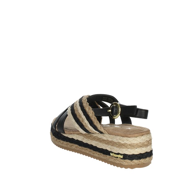 Wrangler Shoes Platform Sandals Black WL31532A
