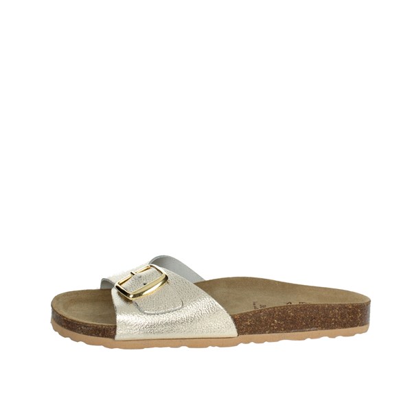 Free Life Shoes Flat Slippers Platinum  1731