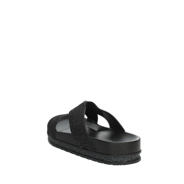 Laura Biagiotti Shoes Flat Slippers Black 8182