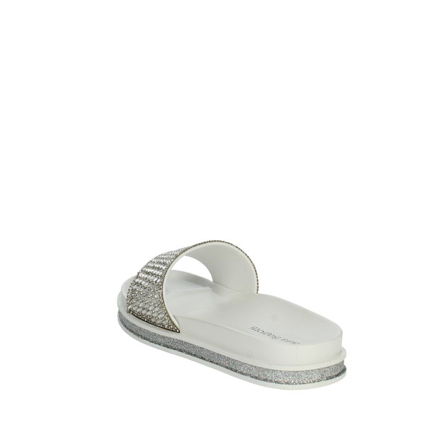 Laura Biagiotti Shoes Flat Slippers White 8184