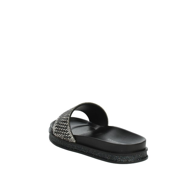Laura Biagiotti Shoes Flat Slippers Black 8184