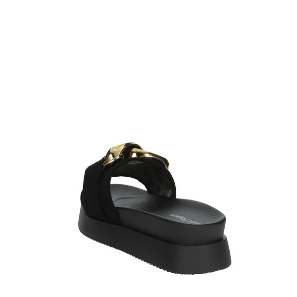 Laura Biagiotti Shoes Flat Slippers Black 8175
