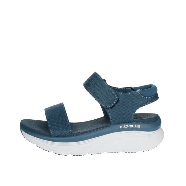Skechers Shoes Platform Sandals Blue 119226