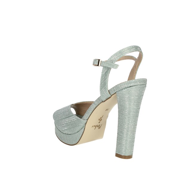 Menbur Shoes Heeled Sandals Aquamarine 24160