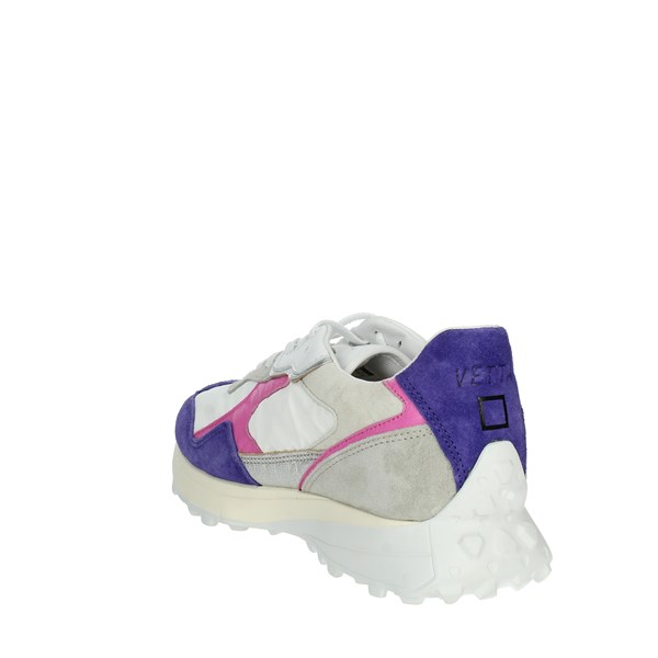 D.a.t.e. Shoes Sneakers White/Purple VETTA CAMP.292