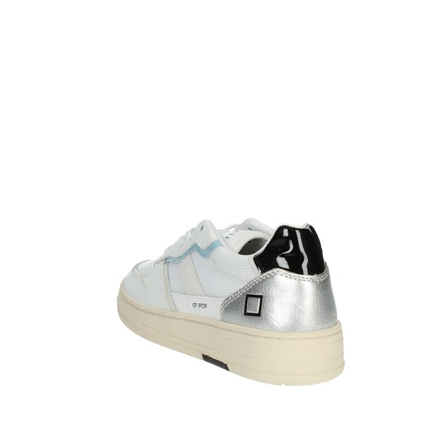 D.a.t.e. Shoes Sneakers White/Sky blue COURT CAMP.331