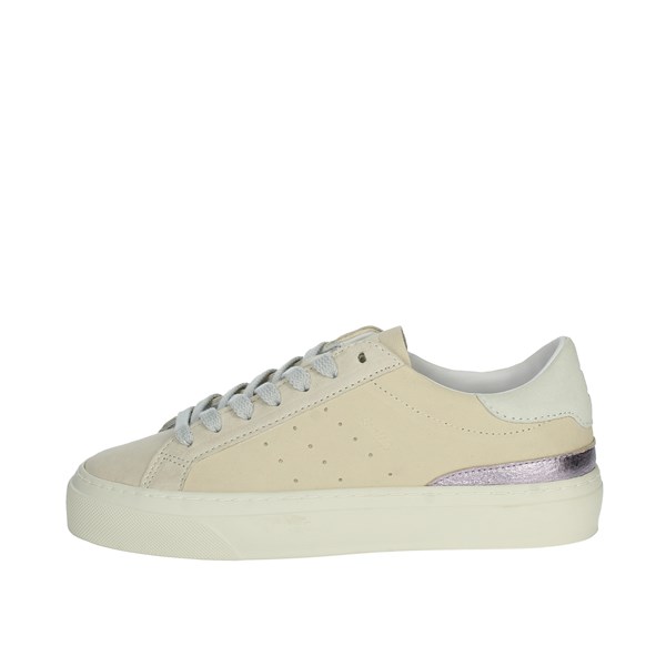 D.a.t.e. Shoes Sneakers Creamy white SONICA CAMP.415