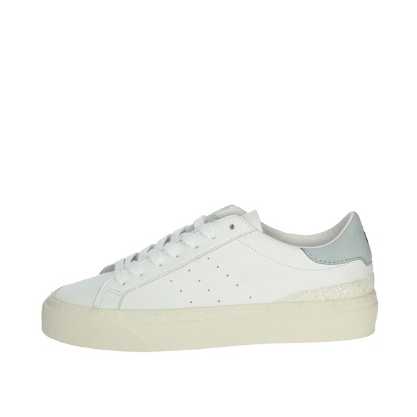 D.a.t.e. Shoes Sneakers White/Sky blue SONICA CAMP.416