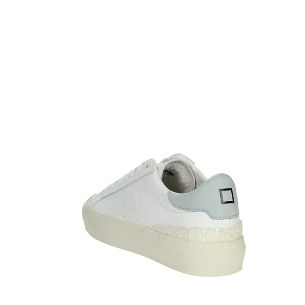 D.a.t.e. Shoes Sneakers White/Sky blue SONICA CAMP.416