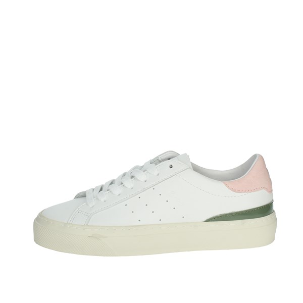 D.a.t.e. Shoes Sneakers White/Pink SONICA CAMP.418