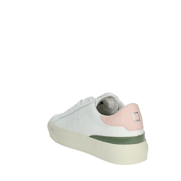 D.a.t.e. Shoes Sneakers White/Pink SONICA CAMP.418