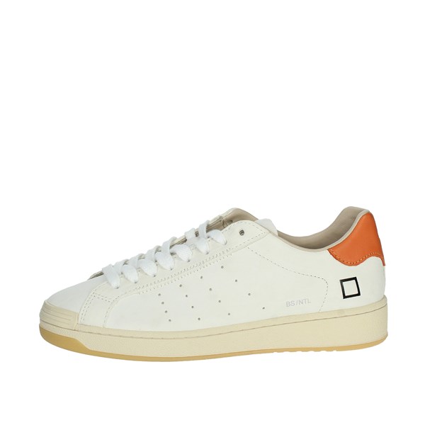 D.a.t.e. Shoes Sneakers White/Orange BASE CAMP.409