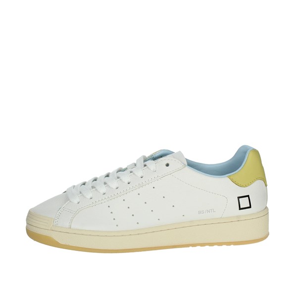 D.a.t.e. Shoes Sneakers White/Yellow BASE CAMP.410
