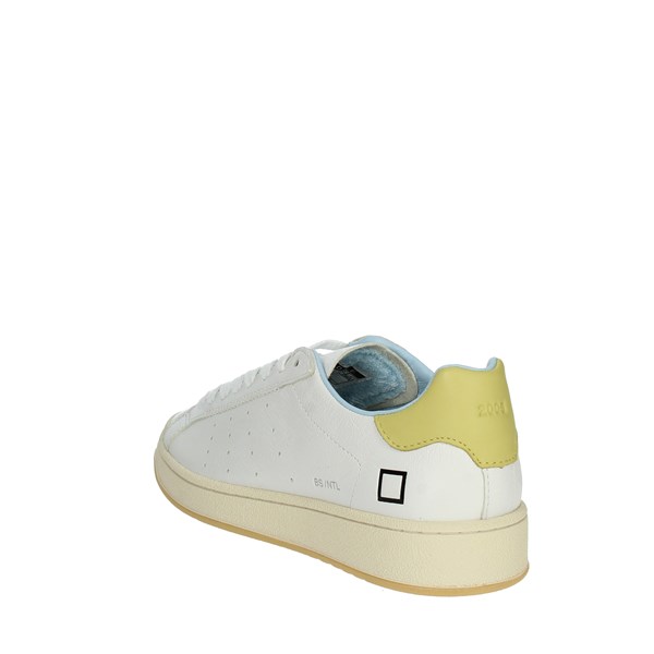 D.a.t.e. Shoes Sneakers White/Yellow BASE CAMP.410