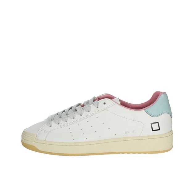 D.a.t.e. Shoes Sneakers White/Sky blue BASE CAMP.411