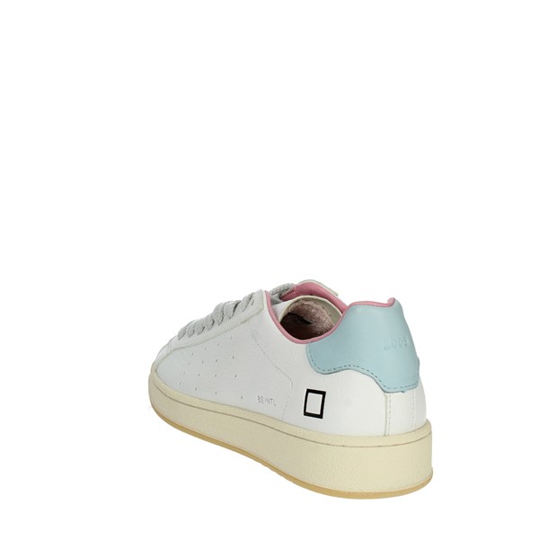 D.a.t.e. Shoes Sneakers White/Sky blue BASE CAMP.411